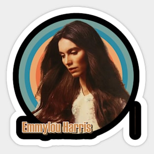 Emmylou Harris Retro Vintage Sticker